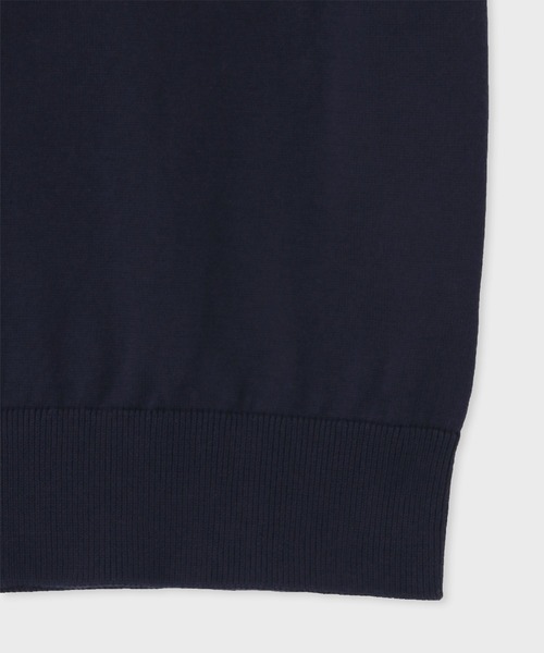 Paul Smith（ポールスミス）の「エンブロイダリーロゴ 半袖ニットソー / 143400 639Y（ニット/セーター・メンズ・ダークグリーン/チェリーレッド/ネイビー/ベージュ・MEDIUM/LARGE/X-LARGE）」の10枚目の写真