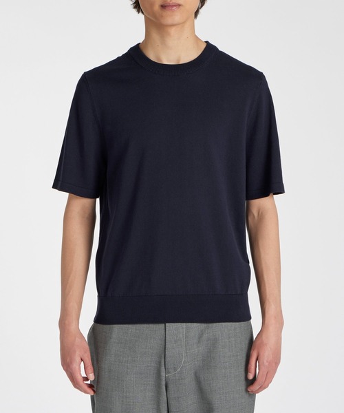 Paul Smith（ポールスミス）の「エンブロイダリーロゴ 半袖ニットソー / 143400 639Y（ニット/セーター・メンズ・ダークグリーン/チェリーレッド/ネイビー/ベージュ・MEDIUM/LARGE/X-LARGE）」の18枚目の写真