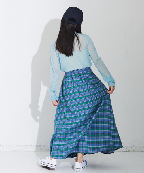 MERLOT(メルロー)の「ラメシアートップス(Tシャツ/カットソー・レディース・ピンク/ブルー/オレンジ・FREE)」の13枚目の写真