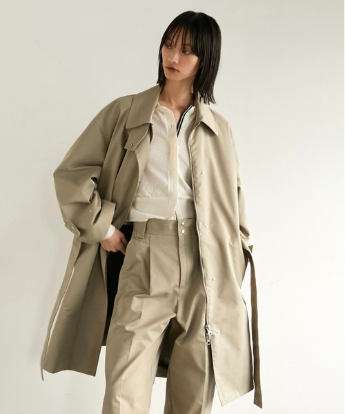 LA PEAU DE GEM（ラポドゥジェム）の「【LA PEAU DE GEM】ラインポロシャツ（ニット/セーター・レディース・ブラウン/ホワイト・FREE）」の10枚目の写真