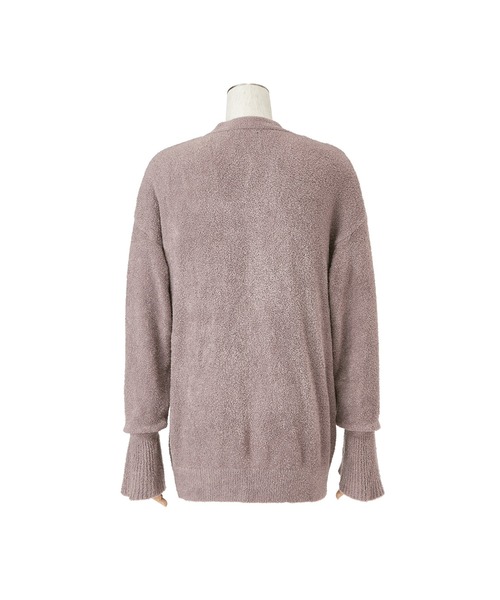 Francfranc（フランフラン）の「モイストフェザーニット カーディガン ブラウン（ルームウェア/パジャマ・レディース・ブラウン・FREE）」の8枚目の写真