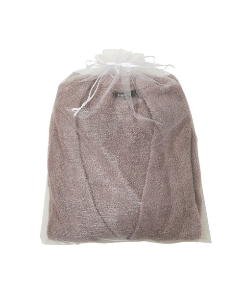 Francfranc（フランフラン）の「モイストフェザーニット カーディガン ブラウン（ルームウェア/パジャマ・レディース・ブラウン・FREE）」の5枚目の写真