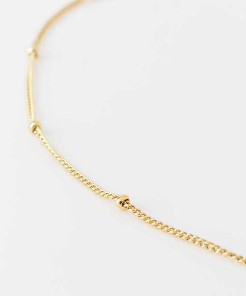 URBAN RESEARCH DOORS（アーバンリサーチドアーズ）の「ステーションチェーンネックレス（ネックレス・レディース・ゴールド/シルバー・ONE）」の6枚目の写真