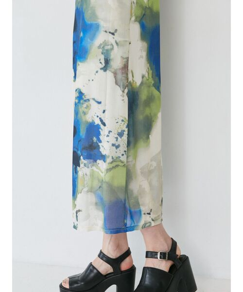 MURUA（ムルーア）の「ニュアンスパターンセミシアーワンピース（ワンピース・レディース・オレンジ/グレー/ブルー・FREE）」の8枚目の写真