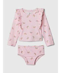 babyGap ラッフルフリル ラッシュガード 2ピース　水着