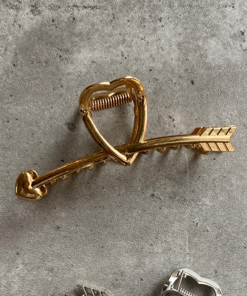 poiregnee（ポワニェ）の「［select］ハートヘアクリップ（バレッタ/ヘアクリップ・レディース・ゴールド/シルバー・FREE）」の2枚目の写真