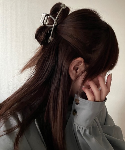 poiregnee（ポワニェ）の「［select］ハートヘアクリップ（バレッタ/ヘアクリップ・レディース・ゴールド/シルバー・FREE）」の4枚目の写真