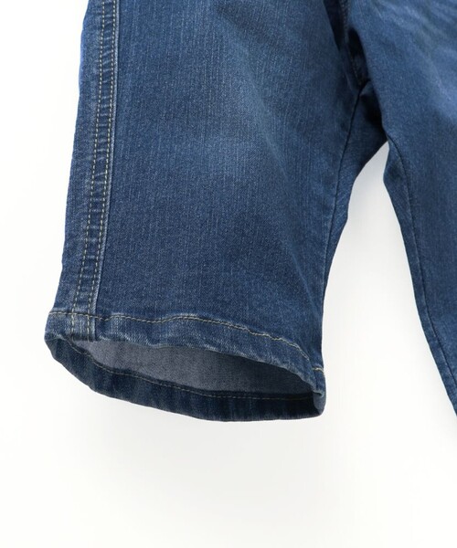 BRANSHES（ブランシェス）の「【クロップド】プレミアムストレッチパンツ（その他パンツ・キッズ・ブルー/ネイビー・140/130/120/110/100/90/150）」の8枚目の写真