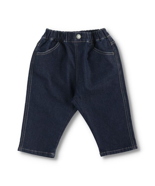 BRANSHES（ブランシェス）の「【クロップド】プレミアムストレッチパンツ（その他パンツ・キッズ・ブルー/ネイビー・140/130/120/110/100/90/150）」の13枚目の写真