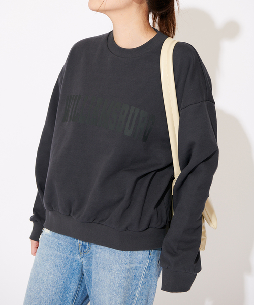 JOURNAL STANDARD(ジャーナルスタンダード)の「《追加》プリントスウェット(スウェット・レディース・ブラック系その他/ピンク/ネイビー・FREE)」の9枚目の写真