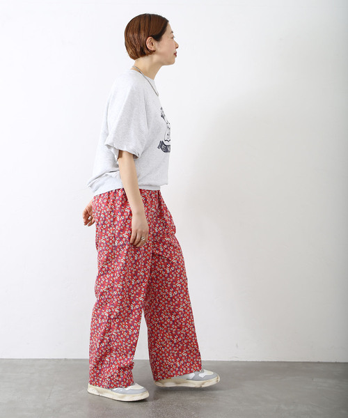 2024SS ジャーナルスタンダードレリューム　ルサナ　フラワーパンツ 美品】 JOURNAL STANDARD relume / ジャーナルスタンダードレ