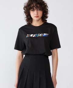 【トミージーンズ】【オンライン限定】ラグジュアリーオーバーサイズクロップドTシャツ TOMMY JEANS 【トミージーンズ】【オンライン限定
