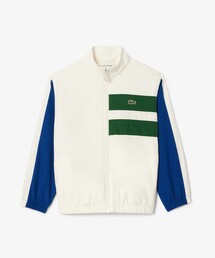 LACOSTE | アシンメトリーパネルボーダートラックジャケット(ブルゾン)