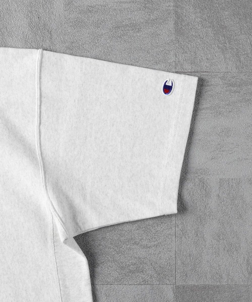 Champion（チャンピオン）の「【Champion】リバースウィーブプリントＴ（Tシャツ/カットソー・メンズ・キナリ/ワイン/ネイビー/グレー/ブラック/ホワイト・M/L/XL）」の12枚目の写真