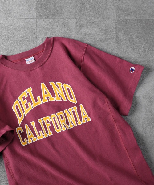 Champion（チャンピオン）の「【Champion】リバースウィーブプリントＴ（Tシャツ/カットソー・メンズ・キナリ/ワイン/ネイビー/グレー/ブラック/ホワイト・M/L/XL）」の18枚目の写真