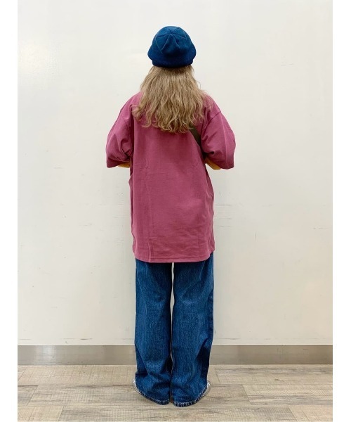 Champion（チャンピオン）の「【Champion】リバースウィーブプリントＴ（Tシャツ/カットソー・メンズ・キナリ/ワイン/ネイビー/グレー/ブラック/ホワイト・M/L/XL）」の20枚目の写真