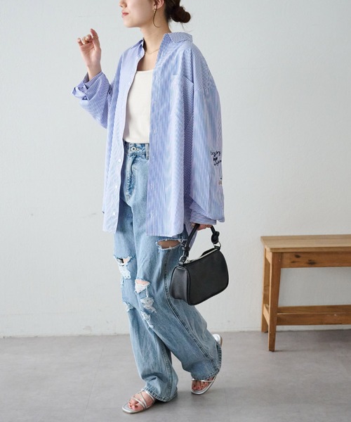 DISCOAT（ディスコート）の「【ユニセックス】手書き刺繍オーバー