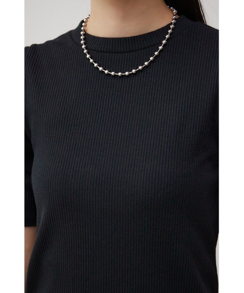 AZUL by moussy(アズールバイマウジー)の「パフスリーブギャザートップス(Tシャツ/カットソー・レディース・オレンジ/オフホワイト/グレー/ブラック・SMALL/MEDIUM)」の21枚目の写真