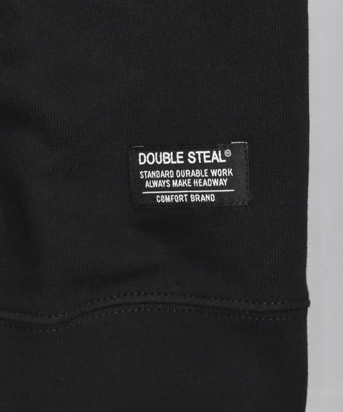 DOUBLE STEAL（ダブルスティール）の「バタフライワッペン 半袖クルースウェット（スウェット・メンズ・アッシュグレー/ブラック/ネイビー・MEDIUM/LARGE/X-LARGE）」の16枚目の写真