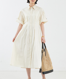 qualite | ツイストタックワンピース(ワンピース)