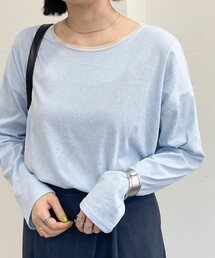 fredy emue | 衿チュールルーズロンT(Tシャツ/カットソー)