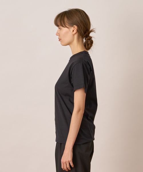 ALLUMER(アリュメール)の「40/2ジャージオーセンティックTシャツ(Tシャツ/カットソー・レディース・ブラック/ネイビー/ホワイト・1)」の16枚目の写真
