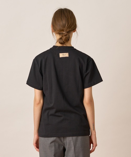 ALLUMER(アリュメール)の「40/2ジャージオーセンティックTシャツ(Tシャツ/カットソー・レディース・ブラック/ネイビー/ホワイト・1)」の17枚目の写真