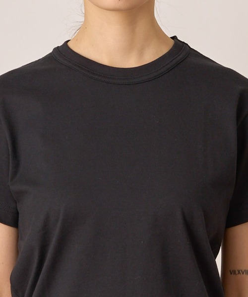 ALLUMER(アリュメール)の「40/2ジャージオーセンティックTシャツ(Tシャツ/カットソー・レディース・ブラック/ネイビー/ホワイト・1)」の18枚目の写真