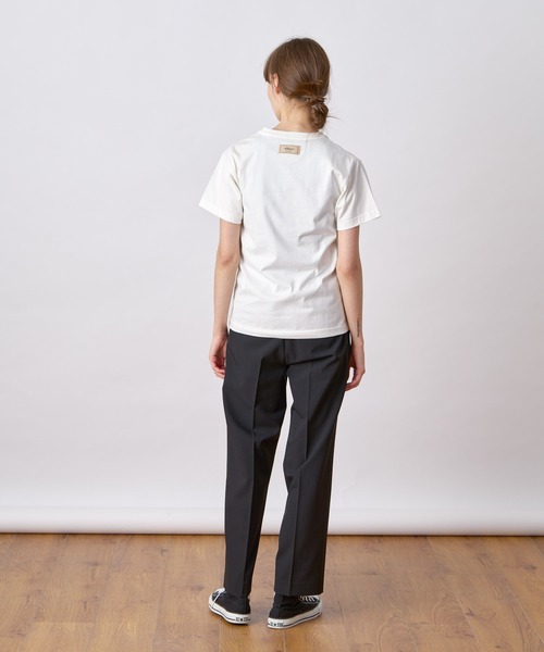 ALLUMER(アリュメール)の「40/2ジャージオーセンティックTシャツ(Tシャツ/カットソー・レディース・ブラック/ネイビー/ホワイト・1)」の11枚目の写真