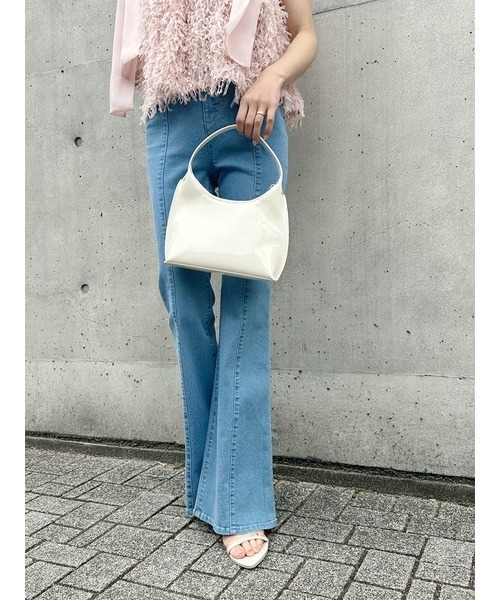 SNIDEL（スナイデル）の「ハイウエストストレッチデニム（デニムパンツ・レディース・サックスブルー/ブラック/インディゴブルー・1/0）」の18枚目の写真