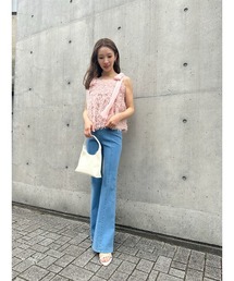 SNIDEL（スナイデル）の「ハイウエストストレッチデニム（デニムパンツ