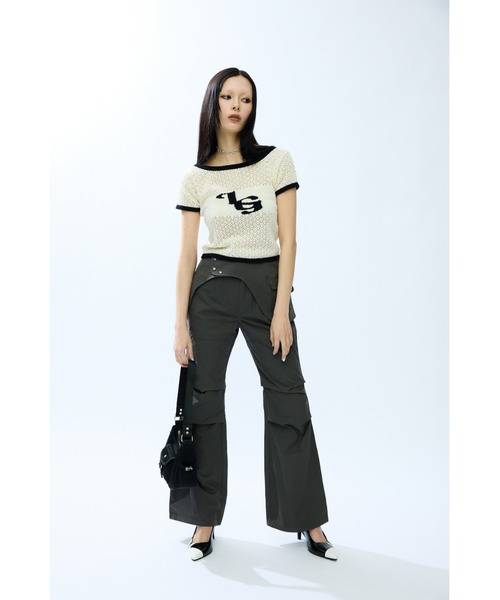 LAGUA GEM(ラグアジェム)の「BOAT NECK COMPACT ニット(Tシャツ/カットソー・レディース・ピンク/ホワイト/ブラック・FREE)」の22枚目の写真