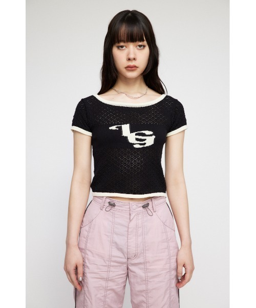 LAGUA GEM(ラグアジェム)の「BOAT NECK COMPACT ニット(Tシャツ/カットソー・レディース・ピンク/ホワイト/ブラック・FREE)」の13枚目の写真