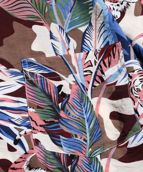 C.E.L.STORE(セルストア)の「KHAKI JUNGLE / カーキジャングル PRINTED SAFARI SHIRTS プリントサファリモチーフシャツ(シャツ/ブラウス・メンズ・マスタード/ブルー/オレンジ・MEDIUM/LARGE/X-SMALL)」の16枚目の写真
