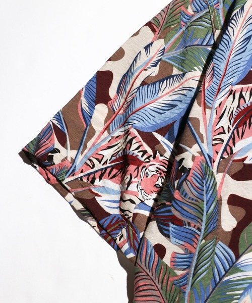 C.E.L.STORE(セルストア)の「KHAKI JUNGLE / カーキジャングル PRINTED SAFARI SHIRTS プリントサファリモチーフシャツ(シャツ/ブラウス・メンズ・マスタード/ブルー/オレンジ・MEDIUM/LARGE/X-SMALL)」の17枚目の写真