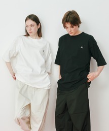 KACCO（カッコ）の「《ユニセックスアイテム》HEAVY WEIGHT BIG T-SHIRTS / 刺繍入りヘビーウェイトビックTシャツ（Tシャツ/カットソー）」