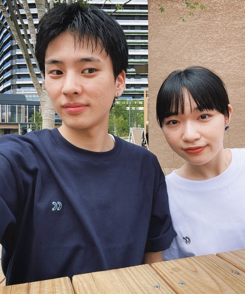 KACCO(カッコ)の「《ユニセックスアイテム》HEAVY WEIGHT BIG T-SHIRTS / 刺繍入りヘビーウェイトビックTシャツ(Tシャツ/カットソー・メンズ・ホワイト/ネイビー/ブラック・LARGE/MEDIUM/SMALL)」の16枚目の写真