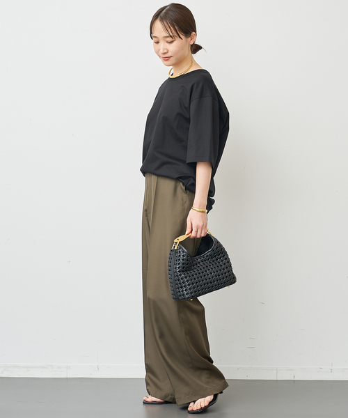 Elleme（エレメ）の「*【ELLEME/エレメ】WOVEN BOOMERA SMALL（ハンドバッグ・レディース・ブラック・FREE）」の8枚目の写真