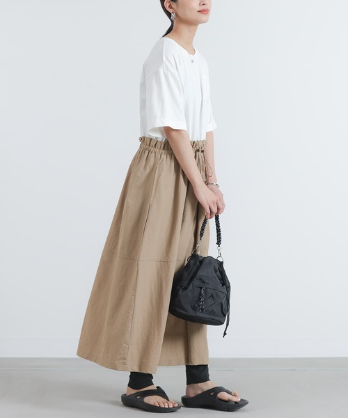 n'OrLABEL(ノアールレーベル)の「【機能素材】『セルフカットリブレギンス』(レギンス/スパッツ・レディース・ライトグレー/チャコール/ブラック・2/1)」の12枚目の写真