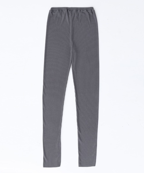 n'OrLABEL(ノアールレーベル)の「【機能素材】『セルフカットリブレギンス』(レギンス/スパッツ・レディース・ライトグレー/チャコール/ブラック・2/1)」の16枚目の写真