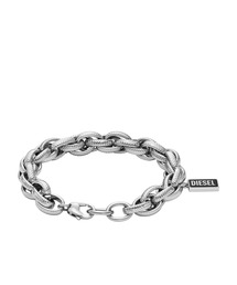 diesel チェーンブレスレット　Dx1514 DX1514 Black agate chain bracelet｜シルバー｜ウィメンズ｜DIESEL