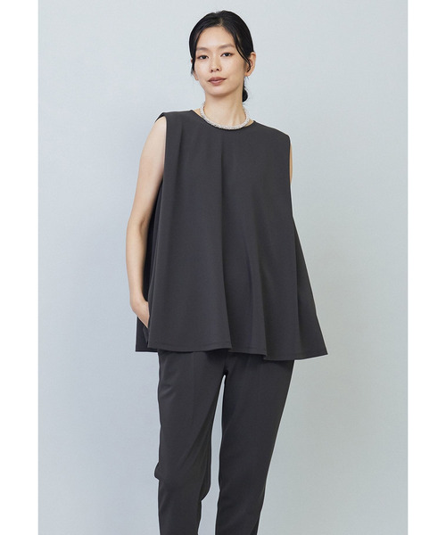 1er Arrondissement（プルミエアロンディスモン）の「ドライジャージーノースリーブトップス（シャツ/ブラウス・レディース・グレー系その他7/ブラック系その他3・FREE）」の17枚目の写真