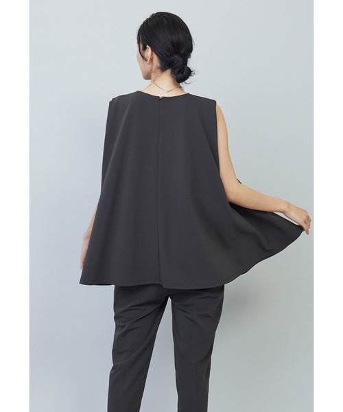 1er Arrondissement（プルミエアロンディスモン）の「ドライジャージーノースリーブトップス（シャツ/ブラウス・レディース・グレー系その他7/ブラック系その他3・FREE）」の18枚目の写真