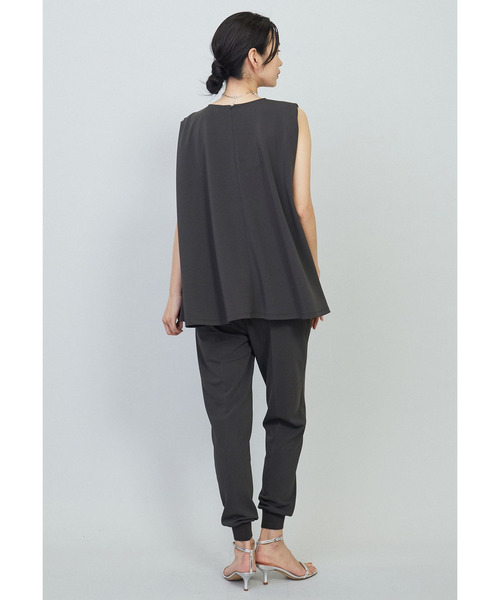 1er Arrondissement（プルミエアロンディスモン）の「ドライジャージーノースリーブトップス（シャツ/ブラウス・レディース・グレー系その他7/ブラック系その他3・FREE）」の22枚目の写真