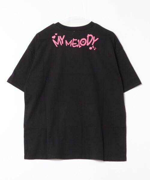 sanrio(サンリオ)の「親子お揃い サンリオ グラフィティTシャツ 9575A(Tシャツ/カットソー・レディース・ブラック系2/ブラック/ブラック系3/ブラック系1・L/M/S)」の15枚目の写真