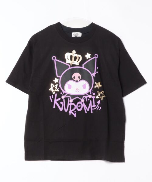 sanrio(サンリオ)の「親子お揃い サンリオ グラフィティTシャツ 9575A(Tシャツ/カットソー・レディース・ブラック系2/ブラック/ブラック系3/ブラック系1・L/M/S)」の13枚目の写真