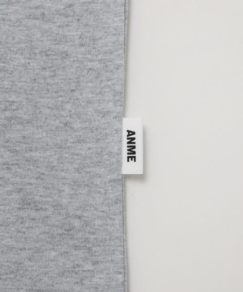 ANME（アンメ）の「【新色・新サイズ追加】企業ロゴプリント半袖Tシャツ（Tシャツ/カットソー・レディース・オートミール/オフホワイト/杢グレー/チャコールグレー/ネイビー/ホワイト×ブルー/グレー系その他・M/L/XL/XXL/S）」の21枚目の写真