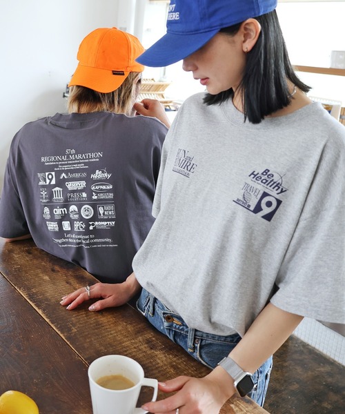 セール】【新色・新サイズ追加】企業ロゴプリント半袖Tシャツ（Tシャツ  