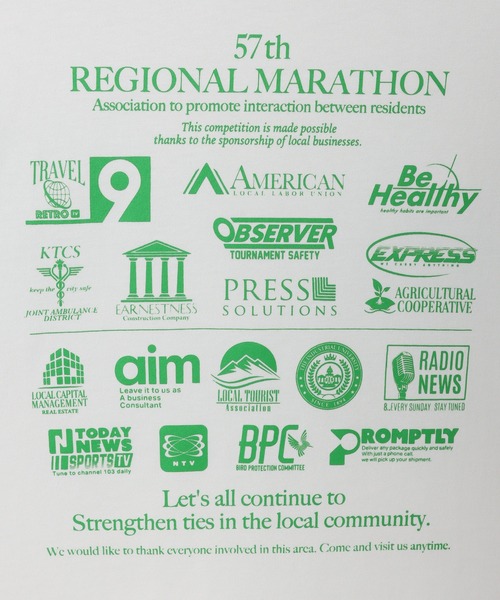 ANME（アンメ）の「【新色・新サイズ追加】企業ロゴプリント半袖Tシャツ（Tシャツ/カットソー・レディース・オートミール/オフホワイト/杢グレー/チャコールグレー/ネイビー/ホワイト×ブルー/グレー系その他・M/L/XL/XXL/S）」の12枚目の写真