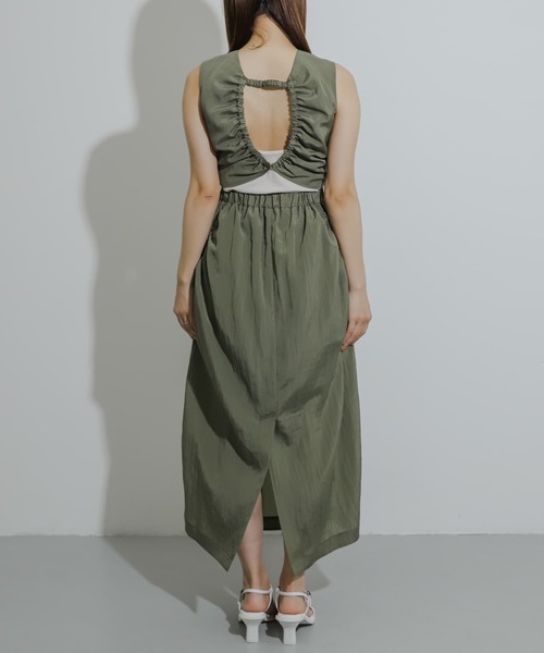 【美品】URBAN RESEARCH ワンピース　オケージョン　アーバンリサーチ コットンフラワーキャミワンピース[DRA5-26W104]｜URBAN